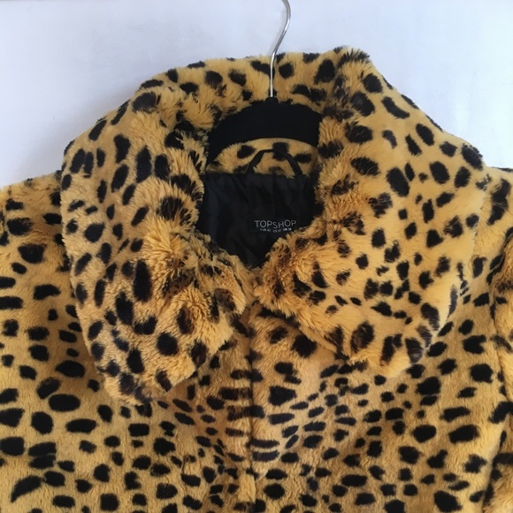 Faux Fur Leopard Pront Jacket - Picture 3 of 5